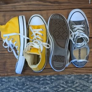 Converse all star lot 2 pr 4.5 & 5